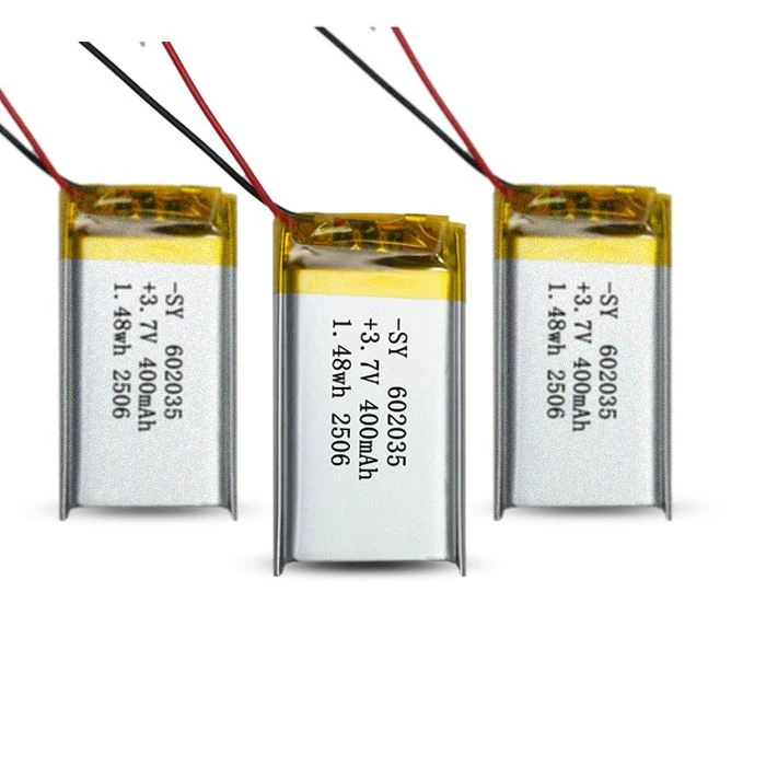 602035-400mah Polymer Lithium Ion Battery factory